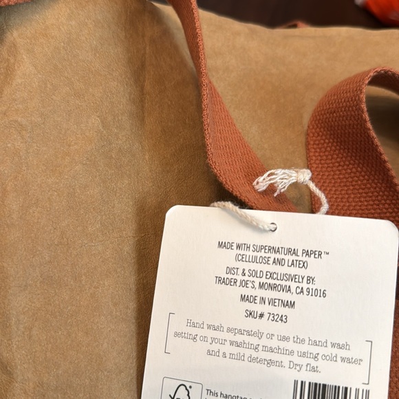 Trader Joe’s Washable Paper Tote Bag - Picture 12 of 12
